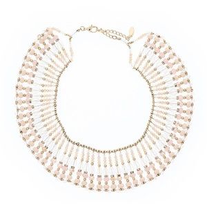 ❌SOLD❌ Pink & Gold Beaded Necklace